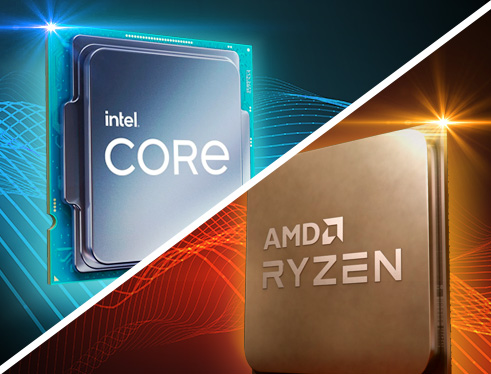 Gaming Laptop Prozessoren von Intel und AMD