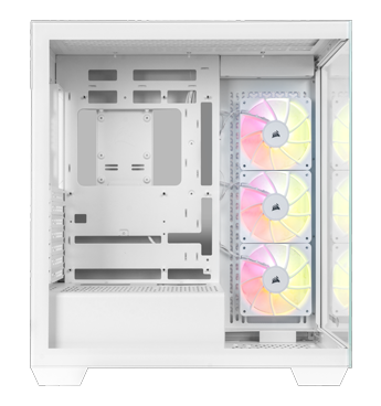 White Gaming PC Case