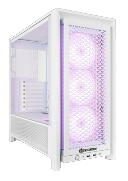 White Gaming PC Case