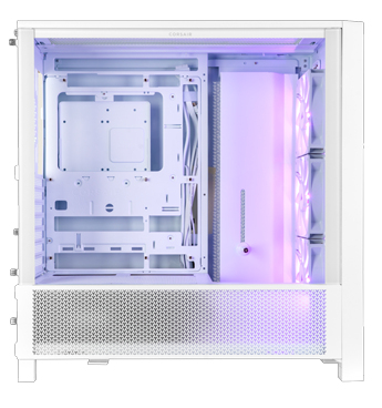 White Gaming PC Case