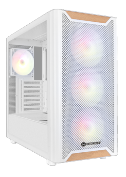 White Gaming PC Case