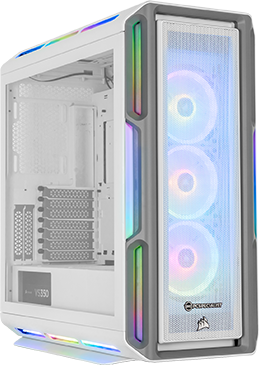 White Gaming PC Case