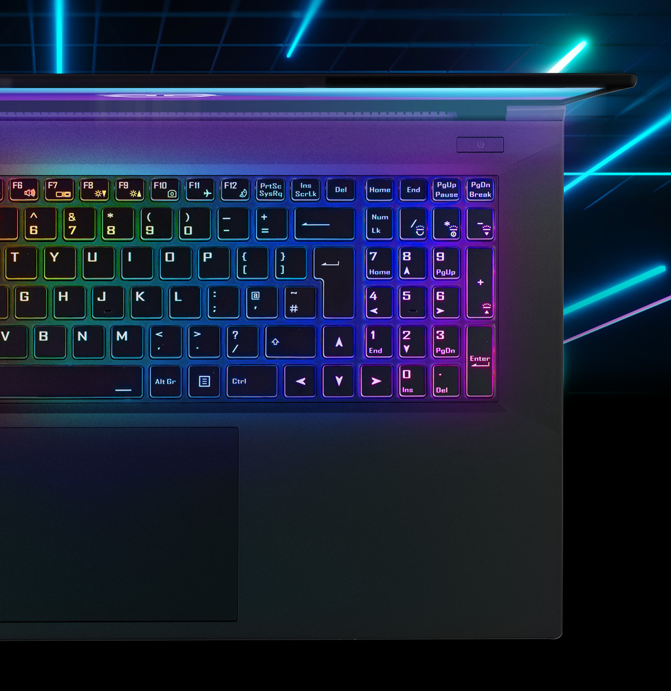 Gaming-Laptop-Tastatur