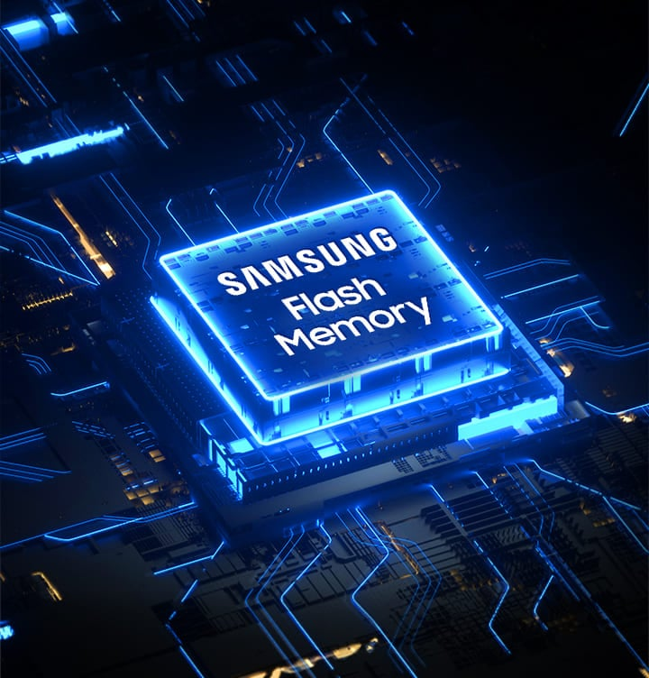 Samsung's memory products are installed on the motherboard